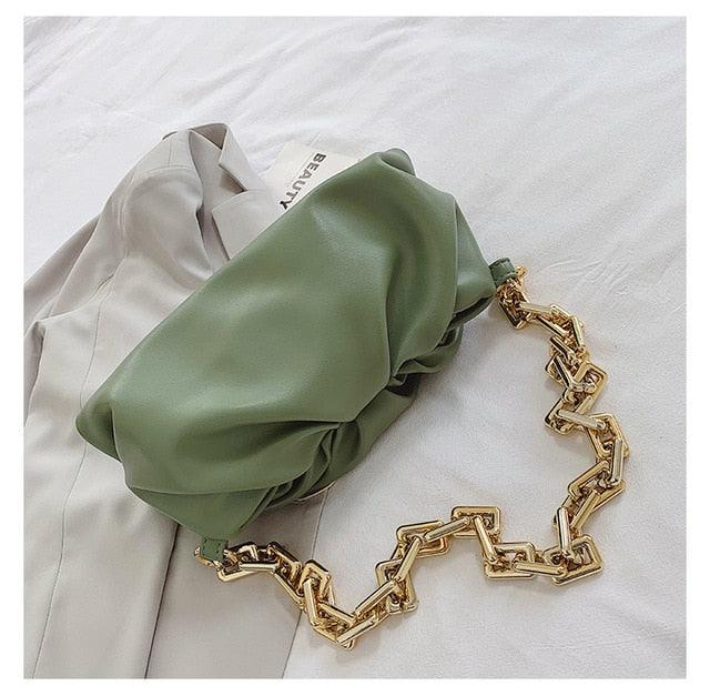 Shoulder Bag With A Statement Chain - Mad Jade's