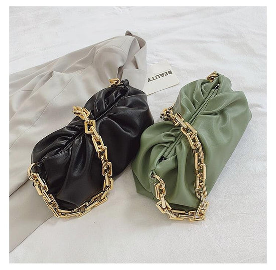 Shoulder Bag With A Statement Chain - Mad Jade's