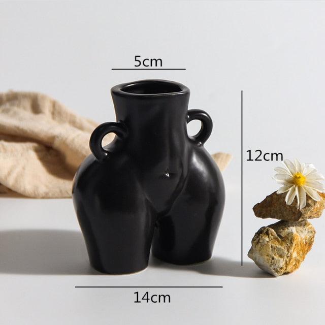 Female Body Shaped Ceramic Vase - Mad Jade's