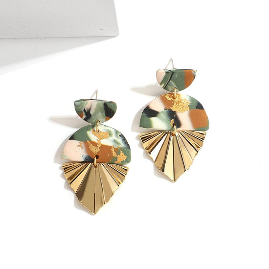 Multi Color Statement Drop Earrings - Mad Jade's