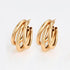 Gold Triple Hoop Earrings - Mad Jade's