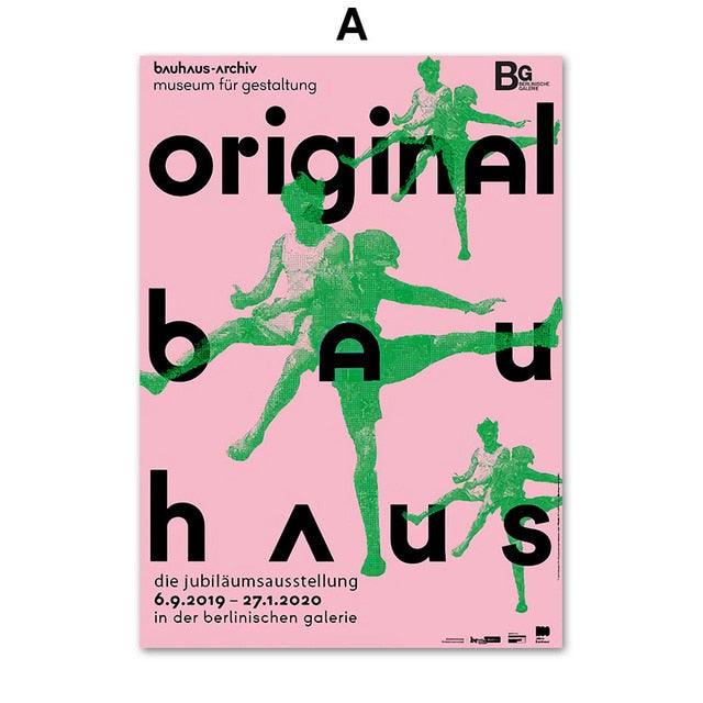 Abstract Bauhaus Canvas Artwork - Mad Jade's