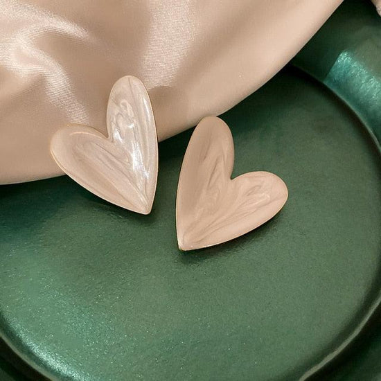 Heart Shaped Earrings - Mad Jade's