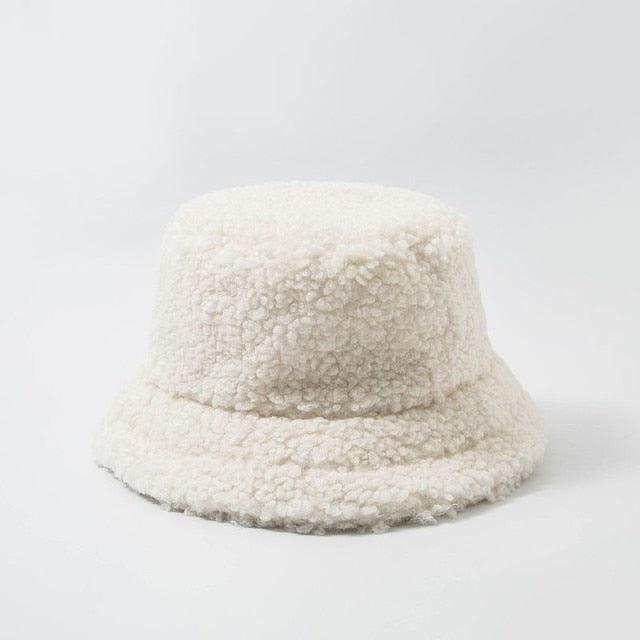 Faux Fur Fluffy Bucket Hat - Mad Jade's