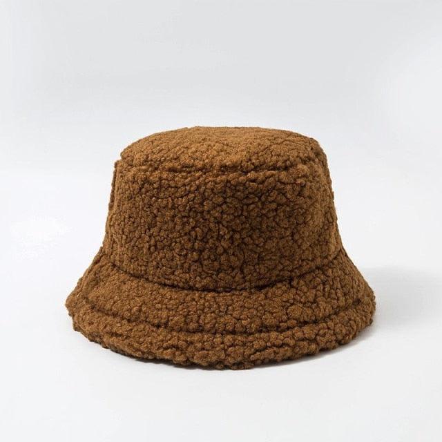 Faux Fur Fluffy Bucket Hat - Mad Jade's