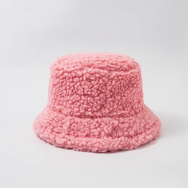 Faux Fur Fluffy Bucket Hat - Mad Jade's