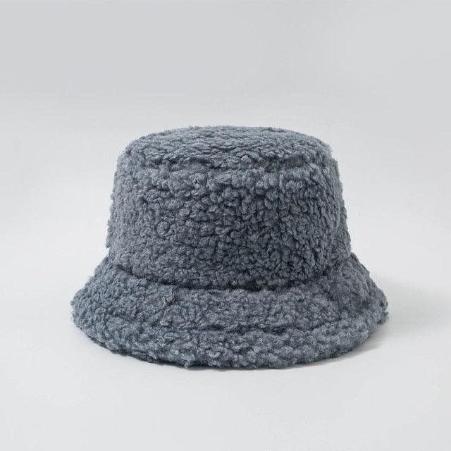Faux Fur Fluffy Bucket Hat - Mad Jade's