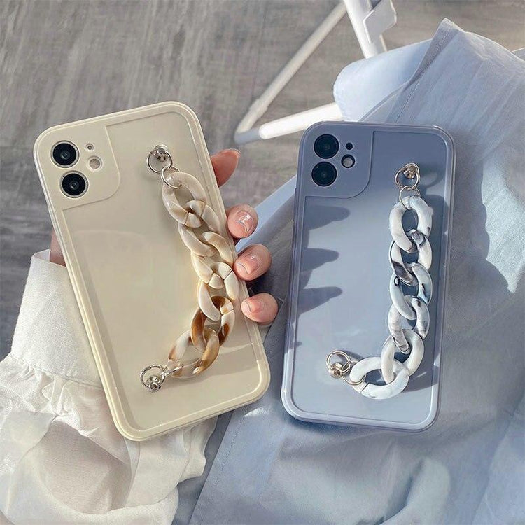 Pastel Iphone Case With Wrist Chain - Mad Jade's