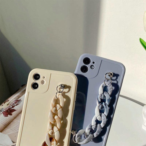 Pastel Iphone Case With Wrist Chain - Mad Jade's