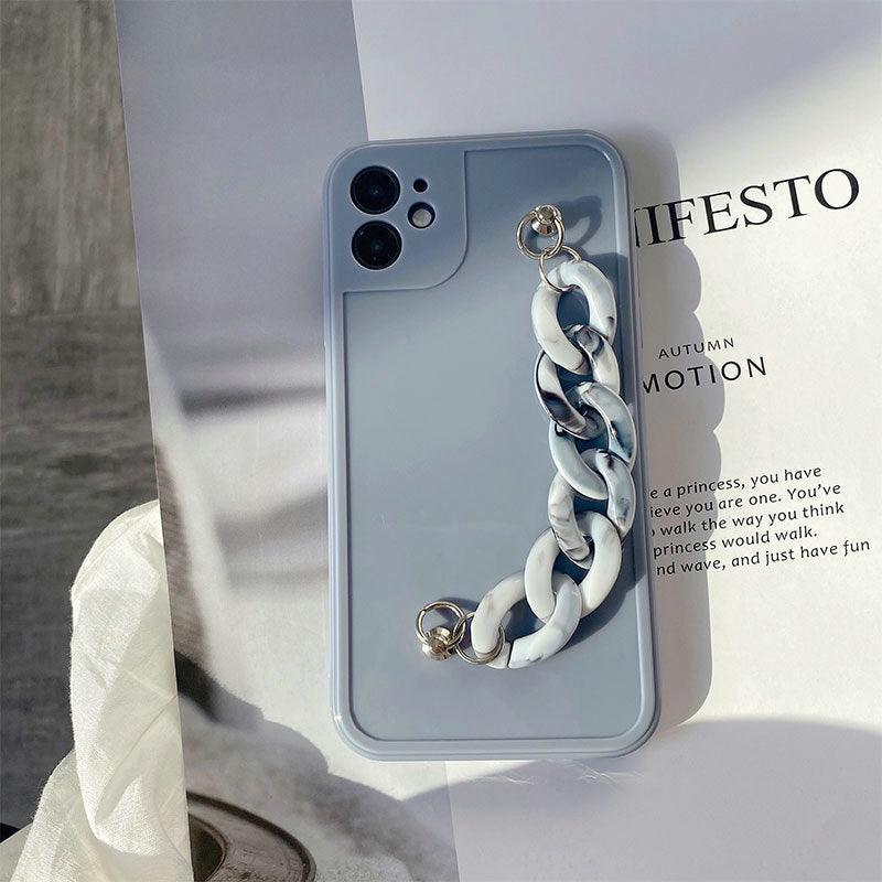 Pastel Iphone Case With Wrist Chain - Mad Jade's
