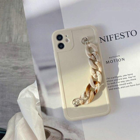 Pastel Iphone Case With Wrist Chain - Mad Jade's