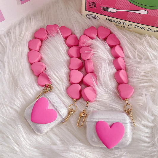 Airpods Cases With Heart Strap - Mad Jade's