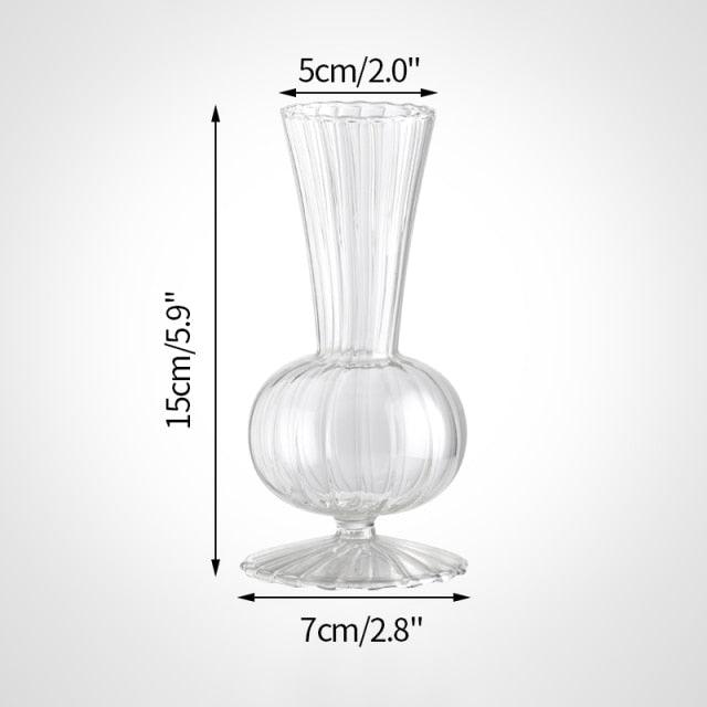 Clear Vintage Glass Vases - Mad Jade's