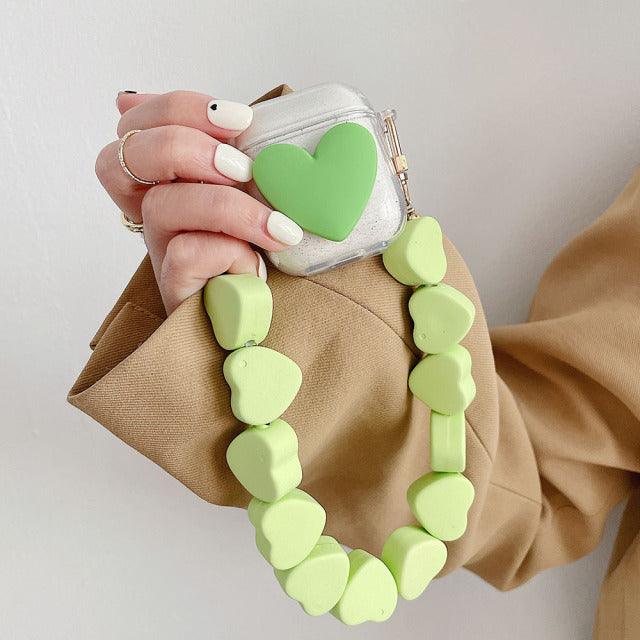Airpods Cases With Heart Strap - Mad Jade's