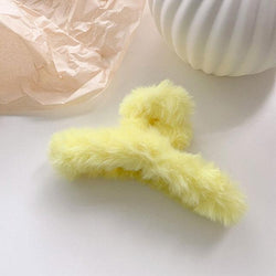 Fluffy Plush Hair Clips - Mad Jade's