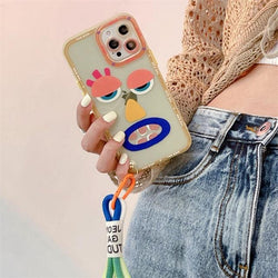 Cute Iphone Cases With Fluorescent Strap - Mad Jade's