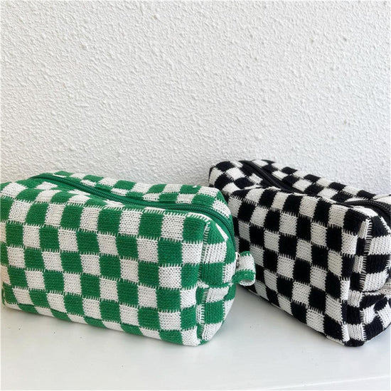 Colorful Plaid Makeup Bags - Mad Jade's