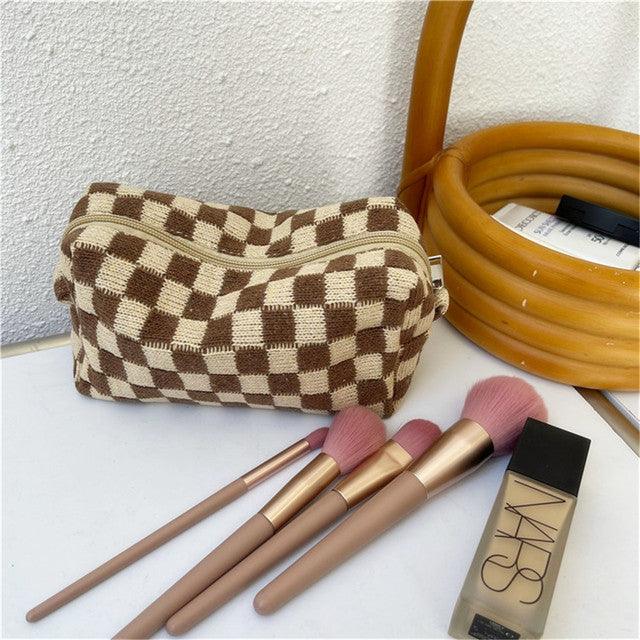 Colorful Plaid Makeup Bags - Mad Jade's