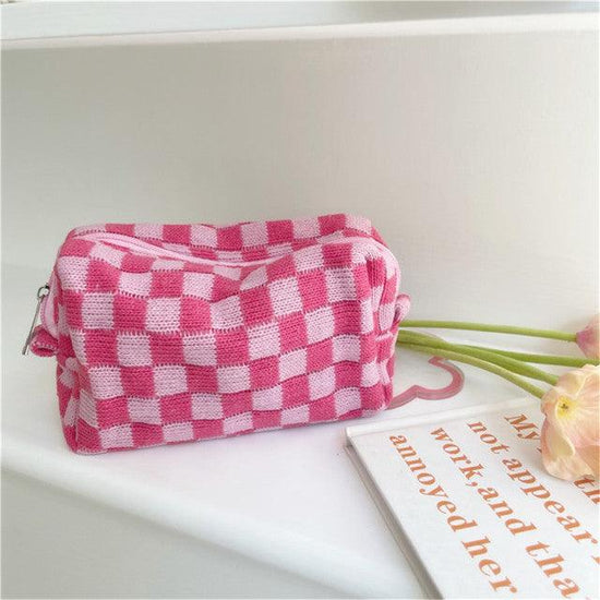 Colorful Plaid Makeup Bags - Mad Jade's