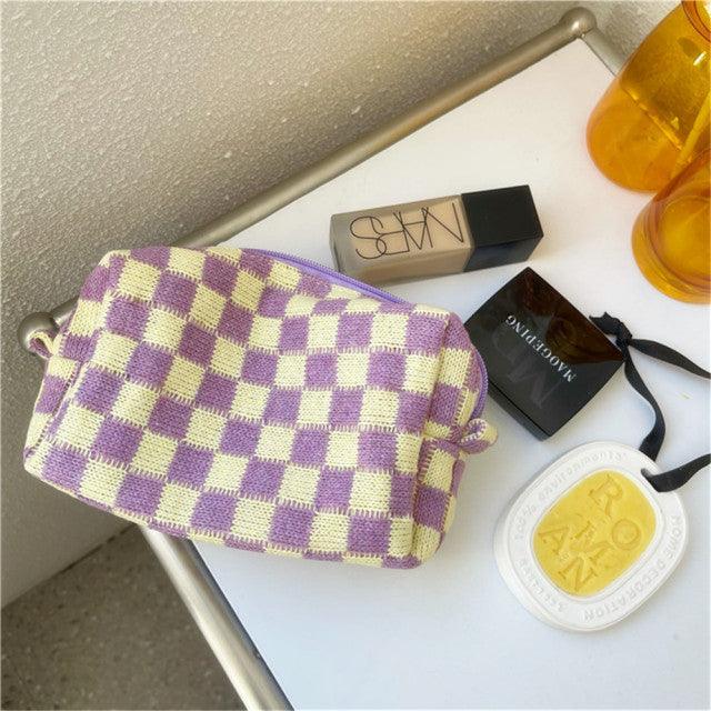 Colorful Plaid Makeup Bags - Mad Jade's