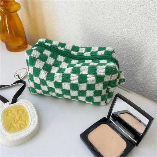 Colorful Plaid Makeup Bags - Mad Jade's